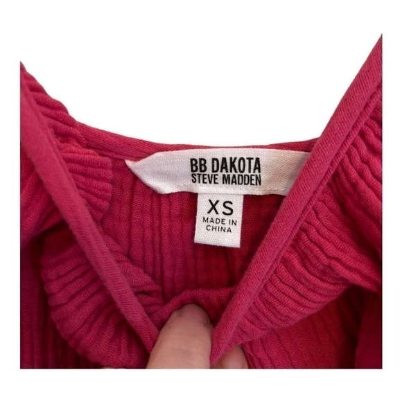 bb Dakota by Steve Madden raspberry tiered maxi - Picture 7 of 13